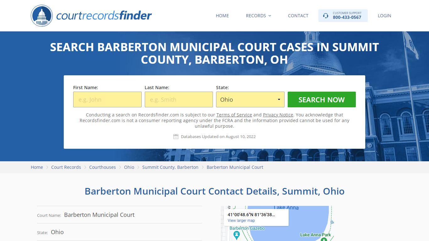Barberton Municipal Court Case Search - Summit County, OH ...