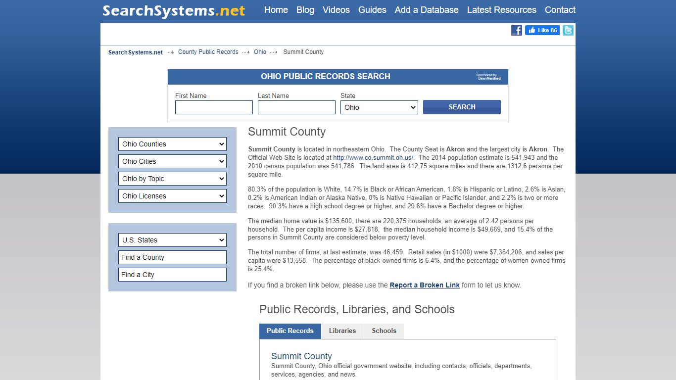 Summit County Criminal and Public Records